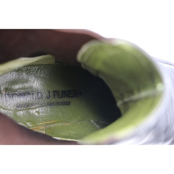 Donald J. Pliner AutumnLeather Moto Mid-calf Boots Black Women's Size 7 - Picture 7 of 15